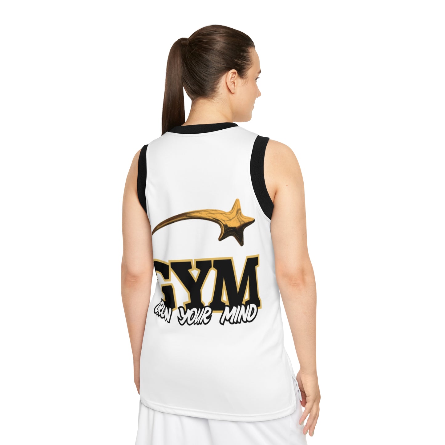 Motivational Unisex Basketball Jersey - Choose Yourself & Get Over It
