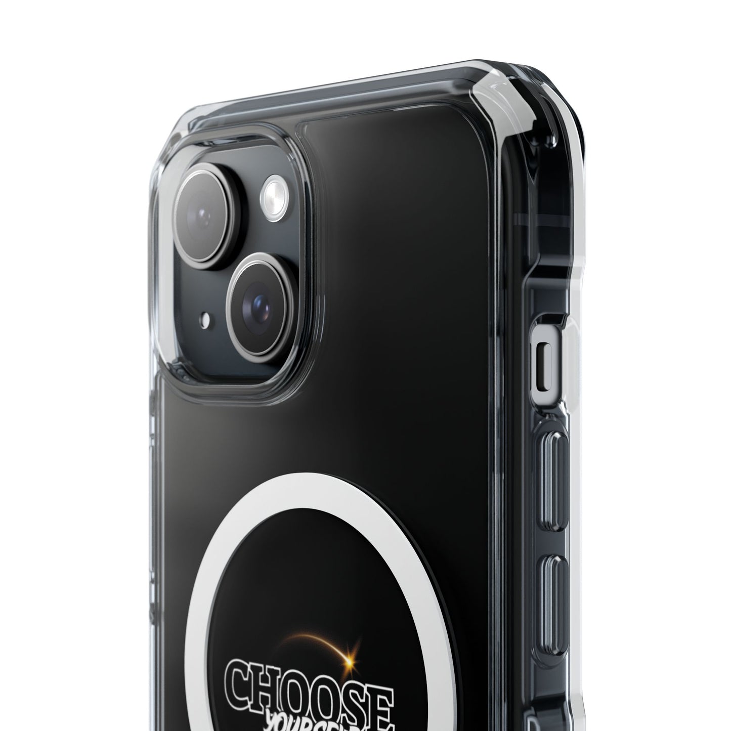 Magnetic Clear Impact Case - "Choose Yourself" Smartphone Cover