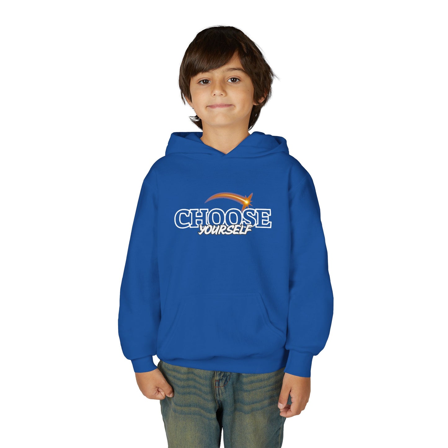 Choose Yourself Youth Hoodie — Inspirational Kids Pullover with 'Choose Yourself' Graphic