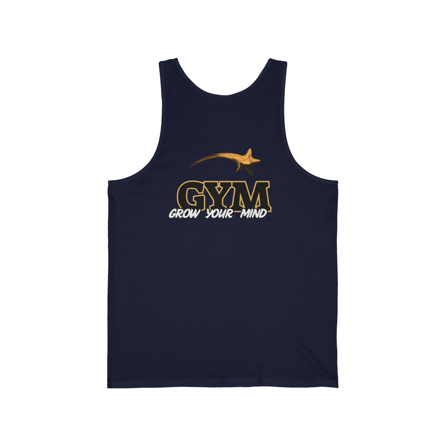 Motivational Unisex Jersey Tank - 'Be Yourself', Workout, Summer Wear, Gift for Friends, Fitness Apparel, Casual Tank Top