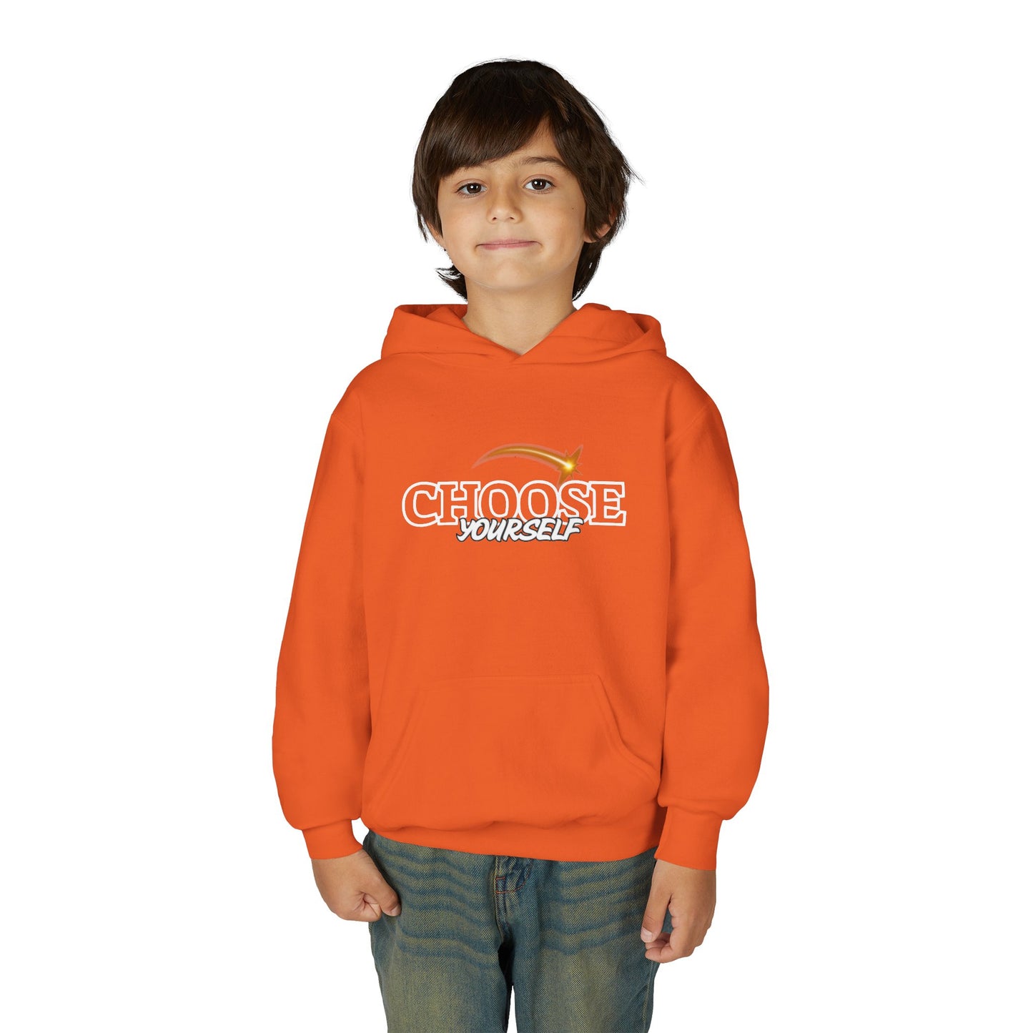 Choose Yourself Youth Hoodie — Inspirational Kids Pullover with 'Choose Yourself' Graphic