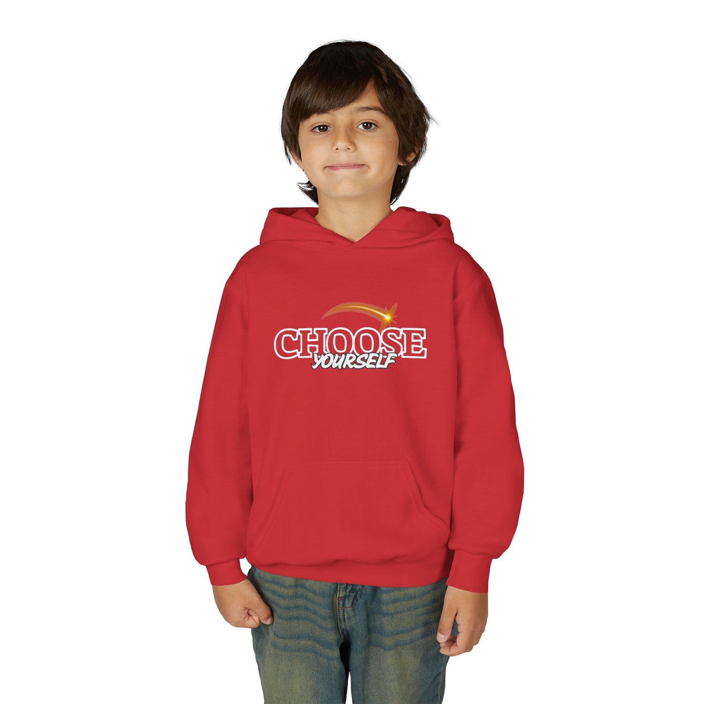 Choose Yourself Youth Hoodie — Inspirational Kids Pullover with 'Choose Yourself' Graphic