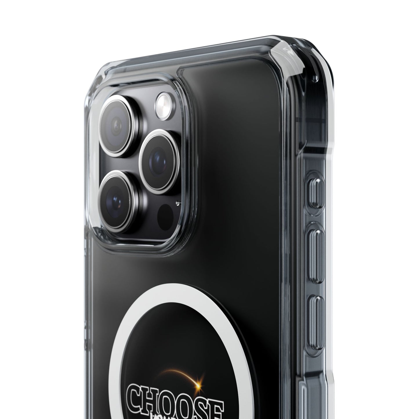 Magnetic Clear Impact Case - "Choose Yourself" Smartphone Cover