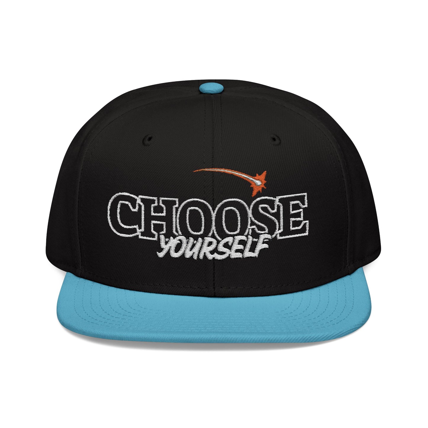 Choose Yourself Embroidered Snapback Hat - Trendy, Adjustable Cap for Everyday Style