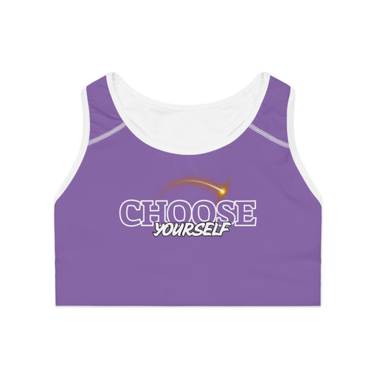 Motivational Sports Bra - 'Choose Yourself' Fitness Wear for Active Women