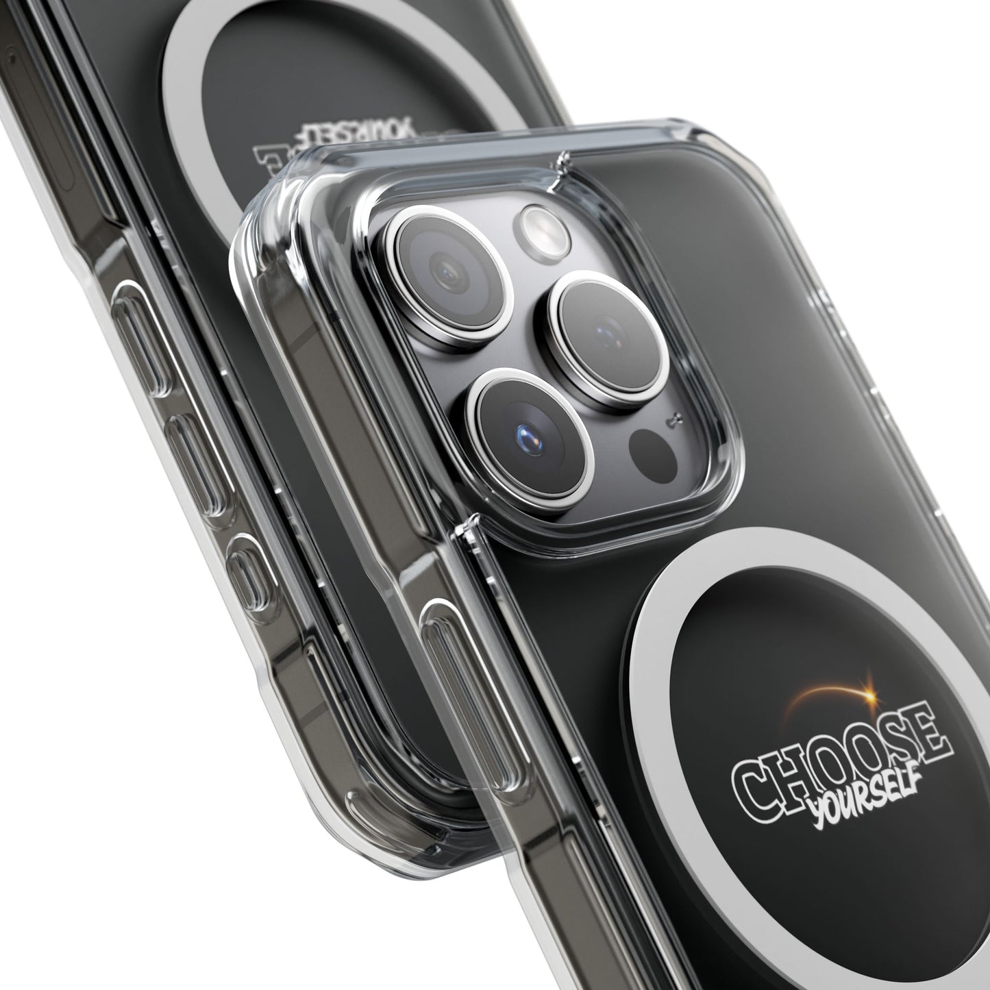 Magnetic Clear Impact Case - "Choose Yourself" Smartphone Cover