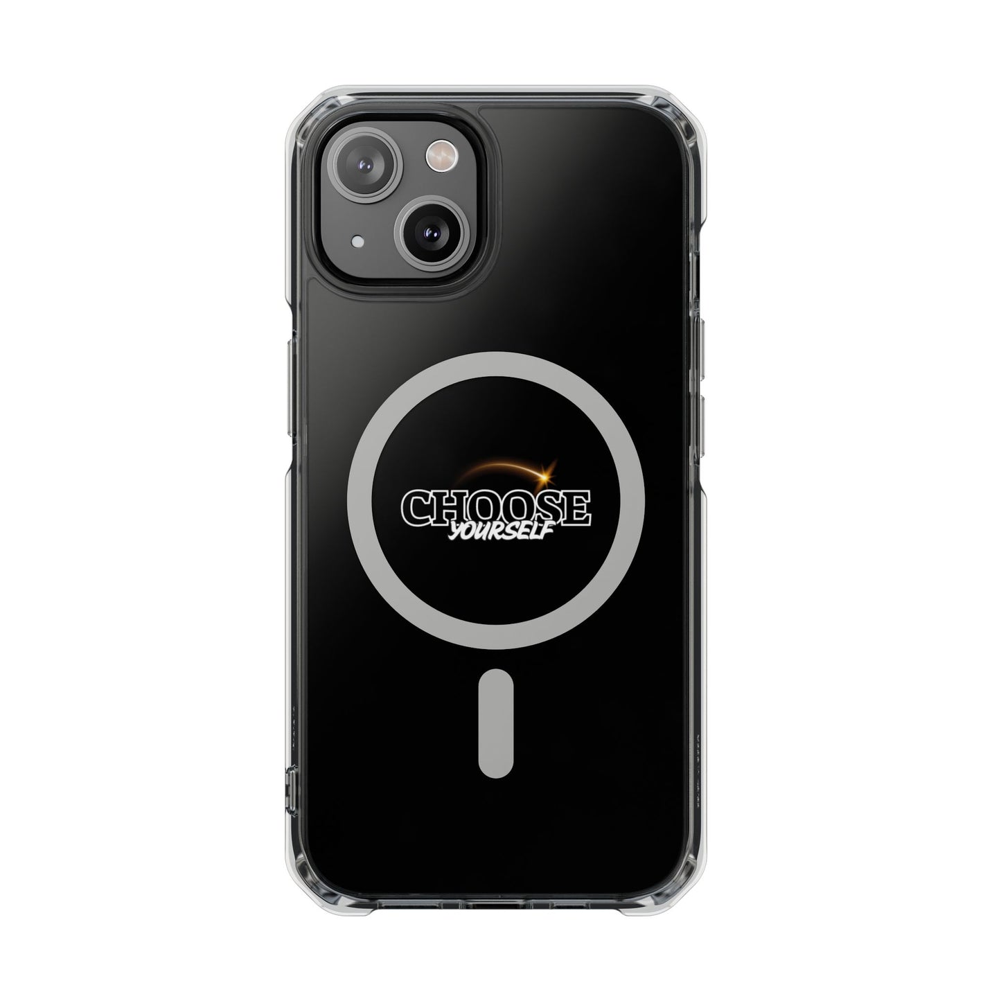 Magnetic Clear Impact Case - "Choose Yourself" Smartphone Cover