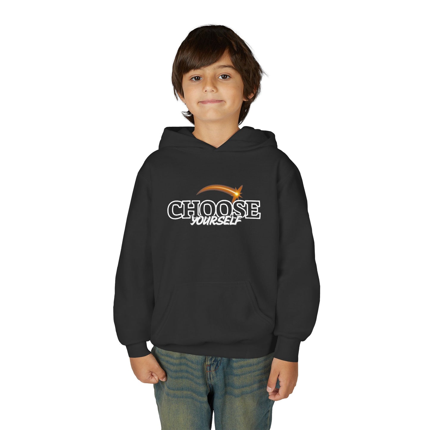 Choose Yourself Youth Hoodie — Inspirational Kids Pullover with 'Choose Yourself' Graphic