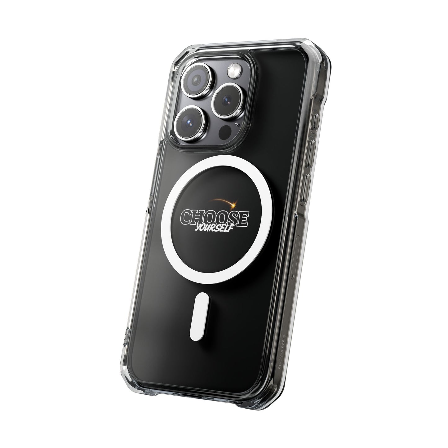 Magnetic Clear Impact Case - "Choose Yourself" Smartphone Cover