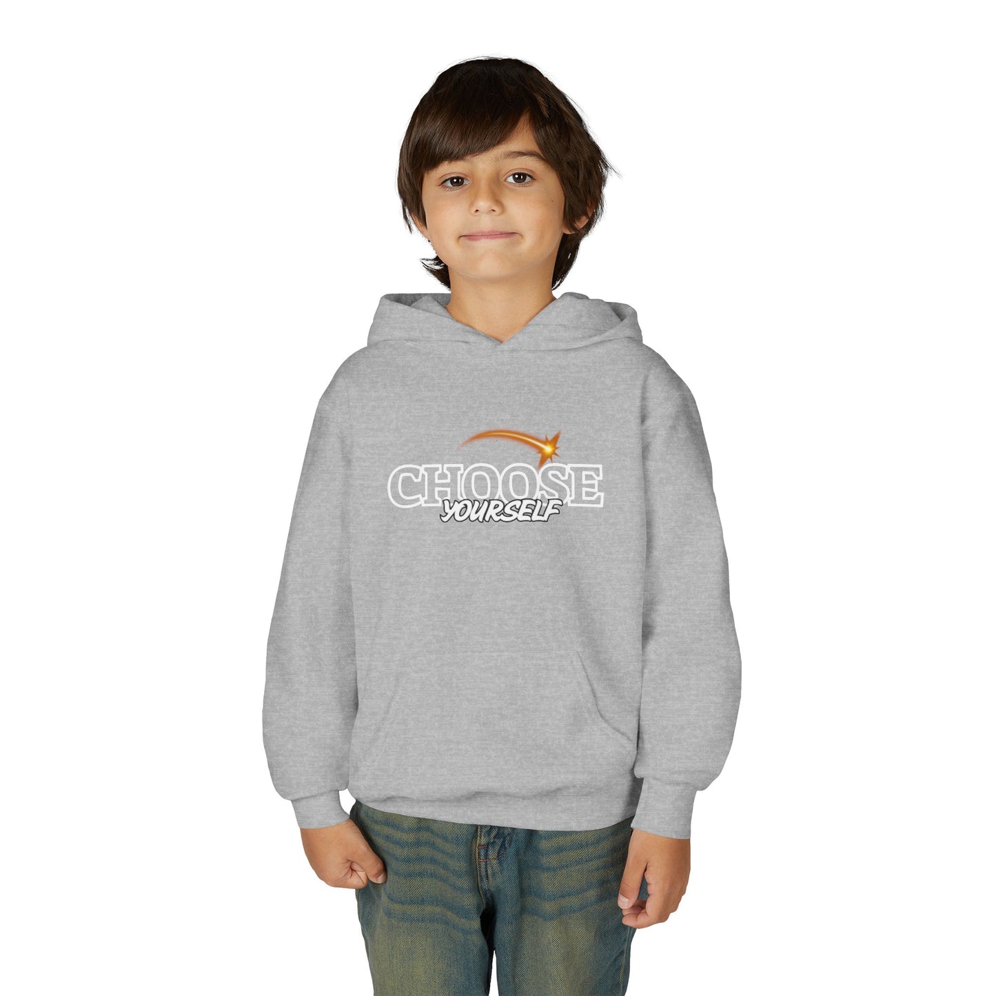 Choose Yourself Youth Hoodie — Inspirational Kids Pullover with 'Choose Yourself' Graphic