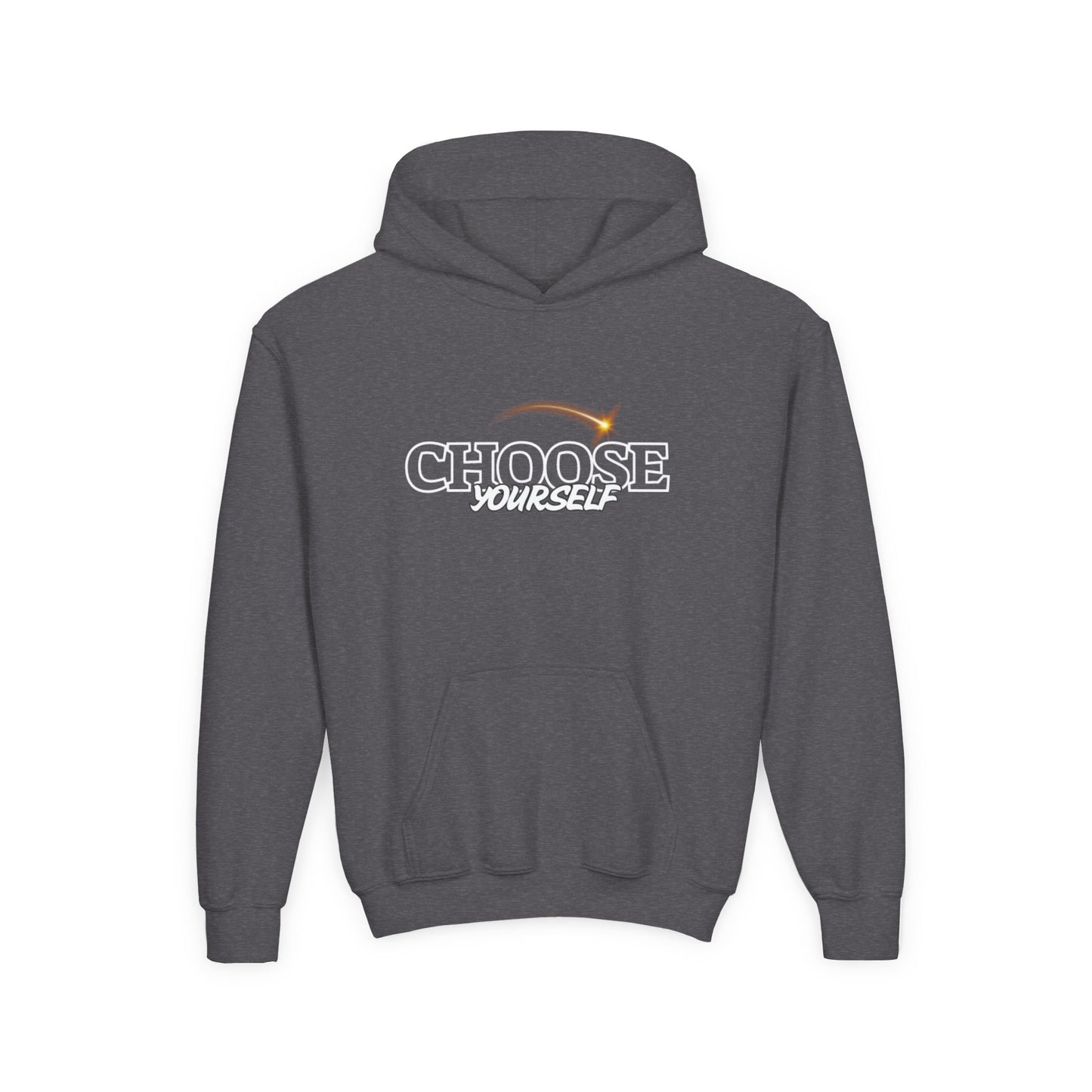 Choose Yourself Youth Hoodie — Inspirational Kids Pullover with 'Choose Yourself' Graphic