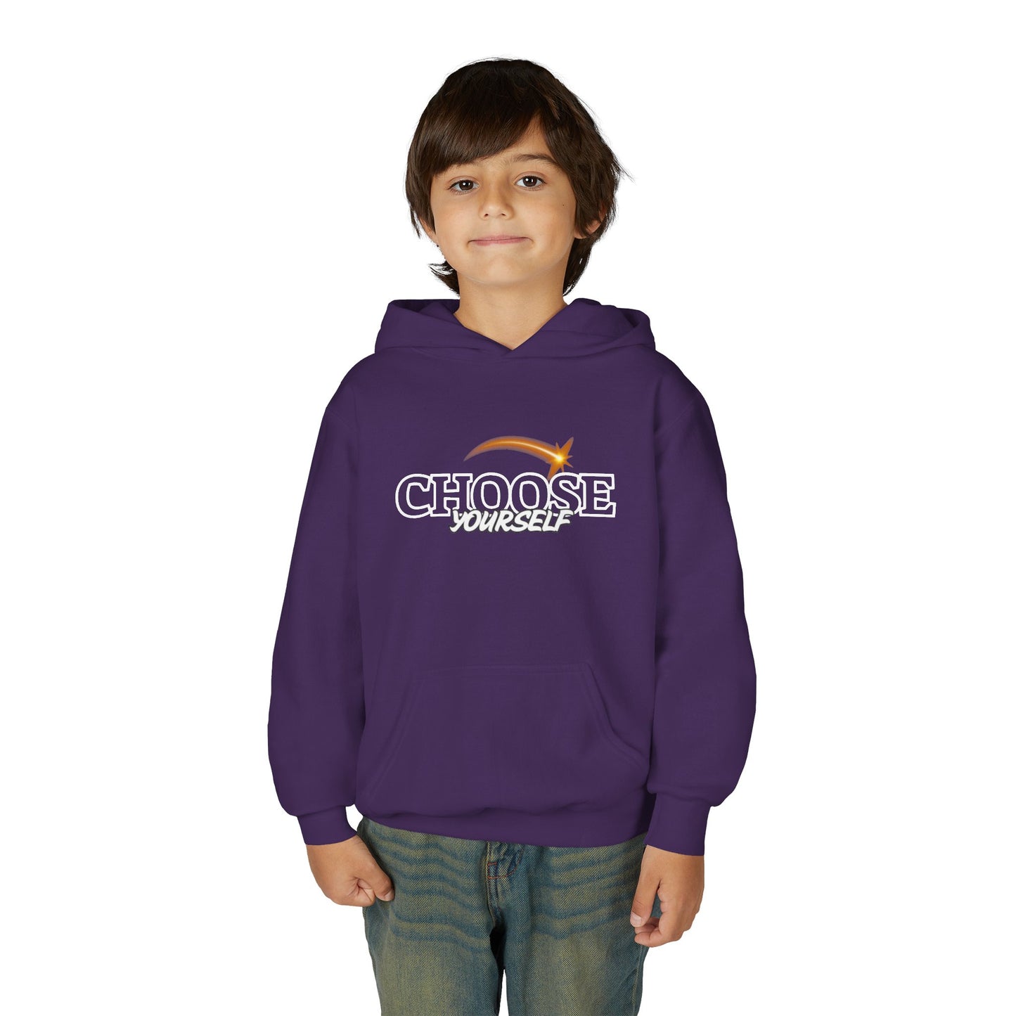 Choose Yourself Youth Hoodie — Inspirational Kids Pullover with 'Choose Yourself' Graphic