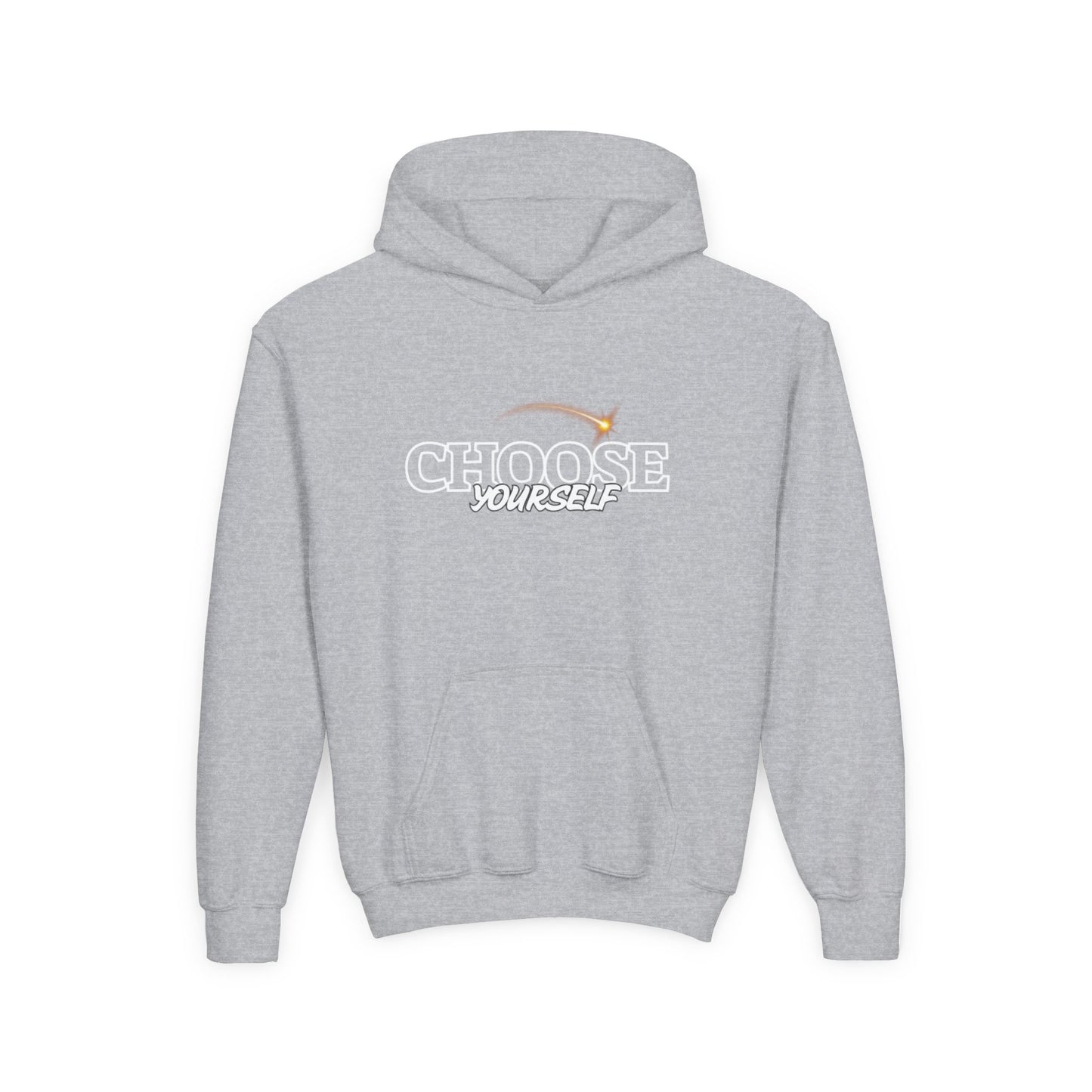 Choose Yourself Youth Hoodie — Inspirational Kids Pullover with 'Choose Yourself' Graphic