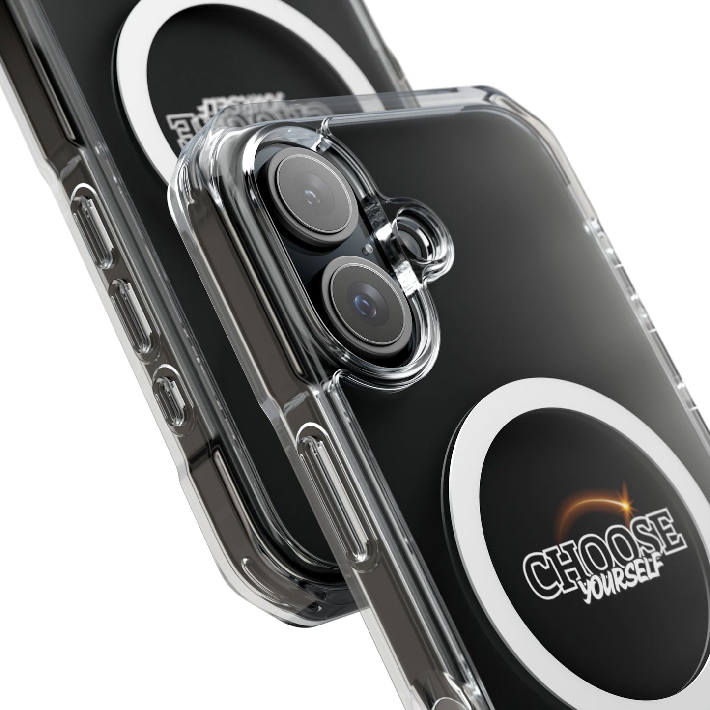 Magnetic Clear Impact Case - "Choose Yourself" Smartphone Cover