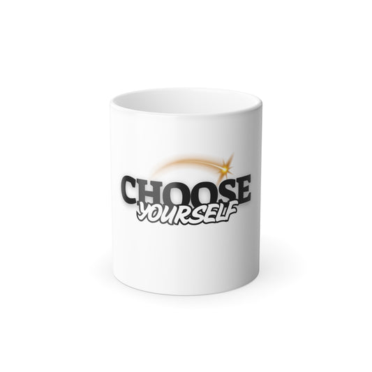 Choose Yourself Color Morphing Mug | Inspirational Gift, Coffee Cup, Self-Care, Motivational Drinkware, Unique Kitchen Decor