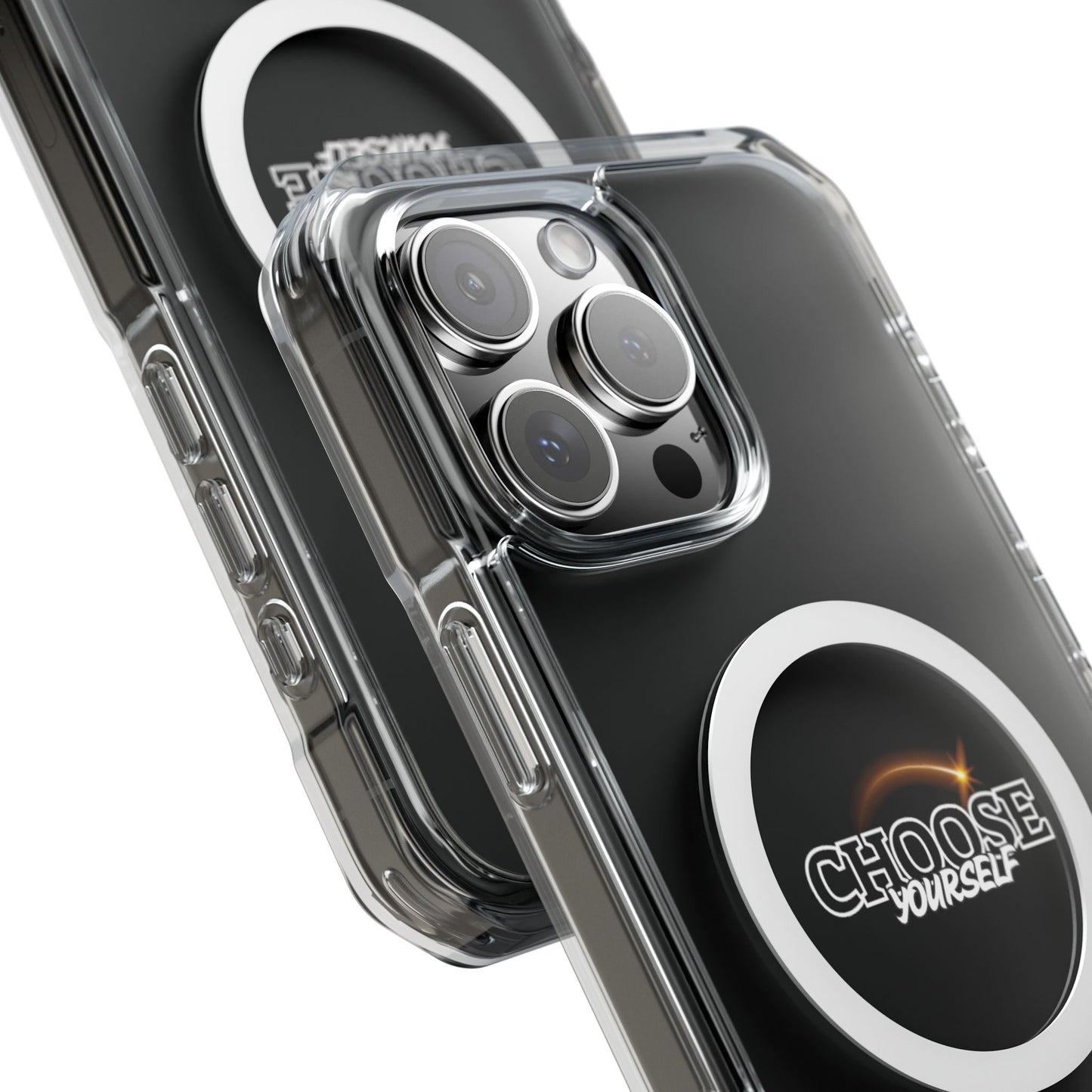 Magnetic Clear Impact Case - "Choose Yourself" Smartphone Cover