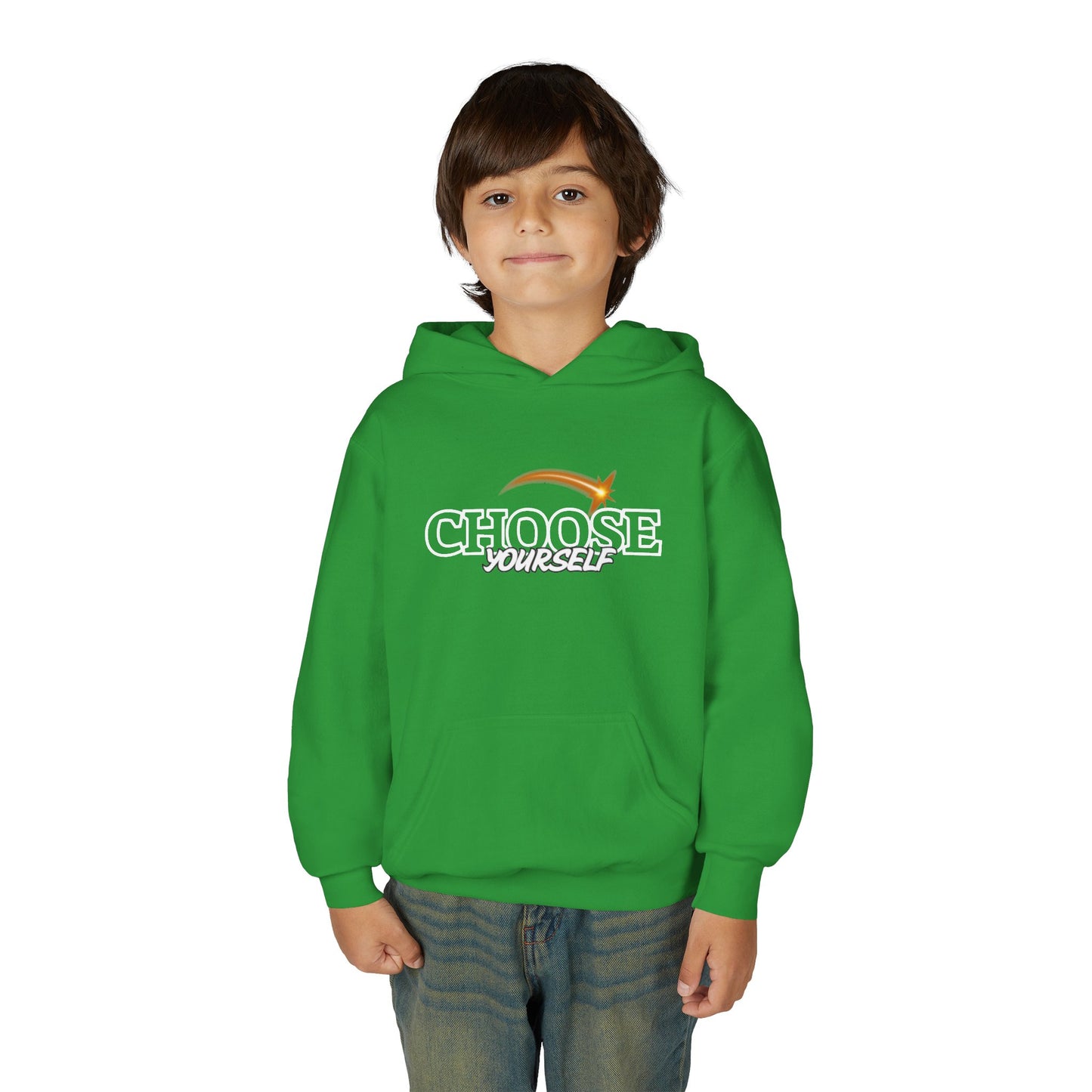 Choose Yourself Youth Hoodie — Inspirational Kids Pullover with 'Choose Yourself' Graphic