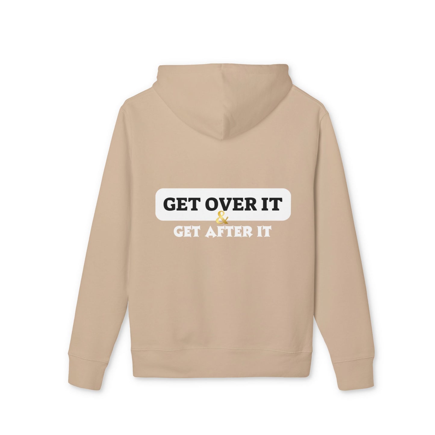Fitted Hoodie: CY & Get Over It