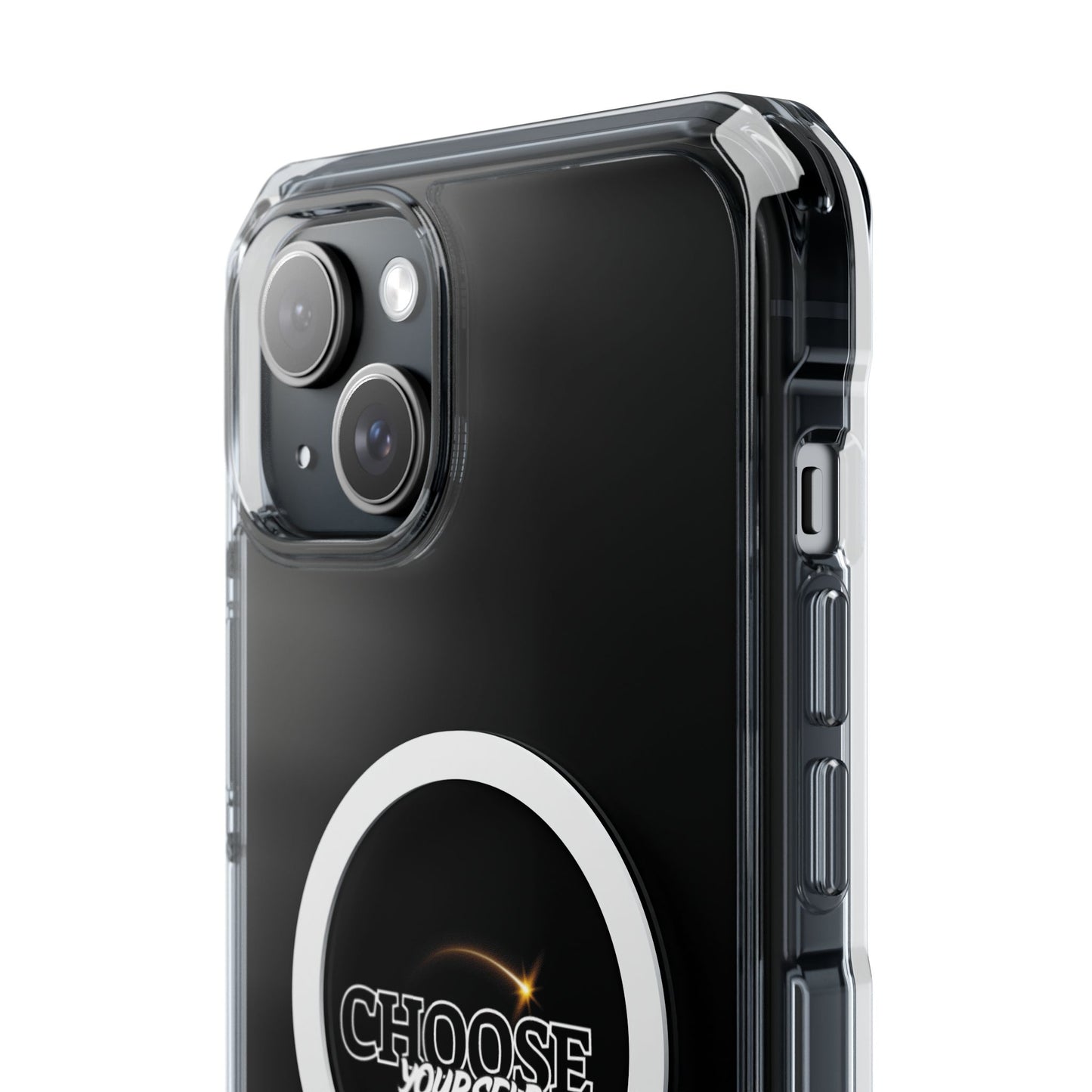 Magnetic Clear Impact Case - "Choose Yourself" Smartphone Cover