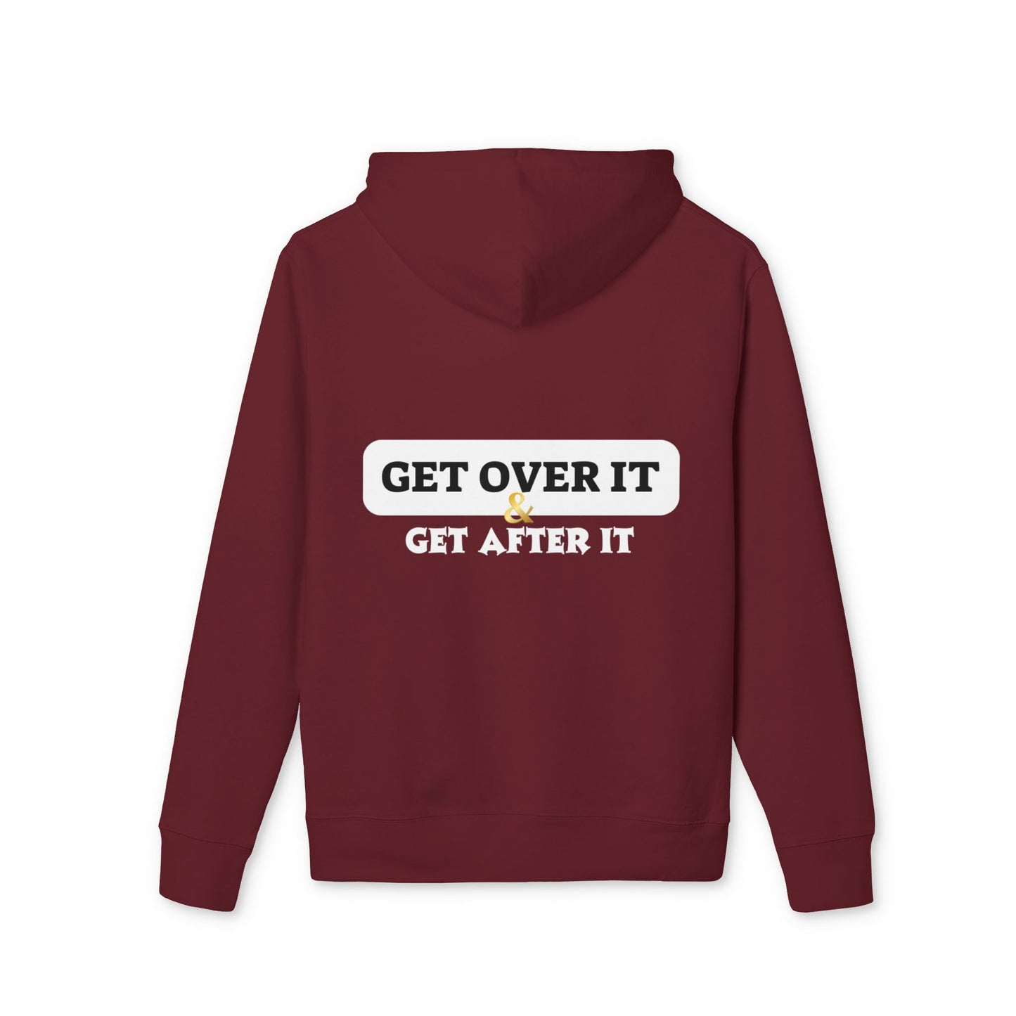 Fitted Hoodie: CY & Get Over It