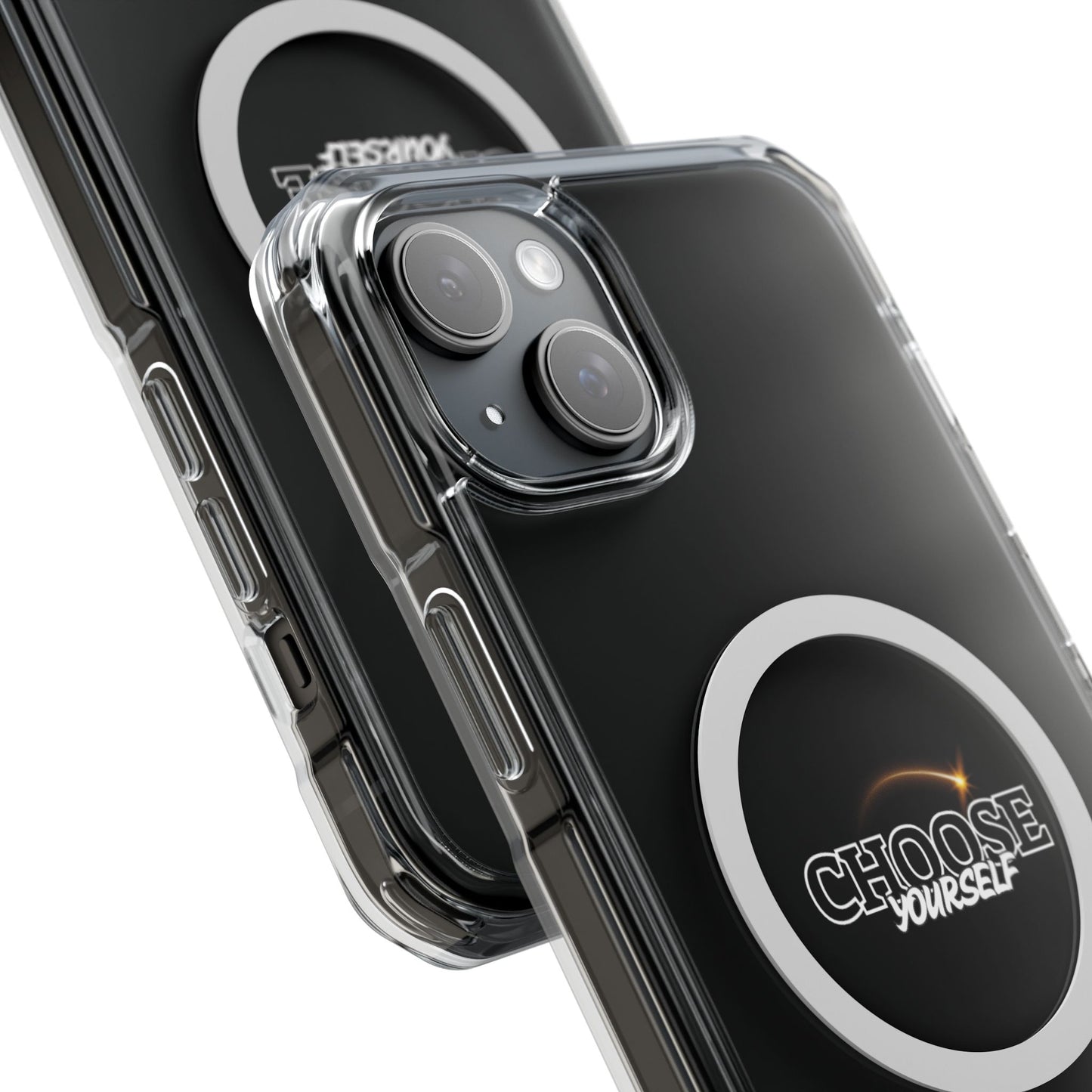 Magnetic Clear Impact Case - "Choose Yourself" Smartphone Cover