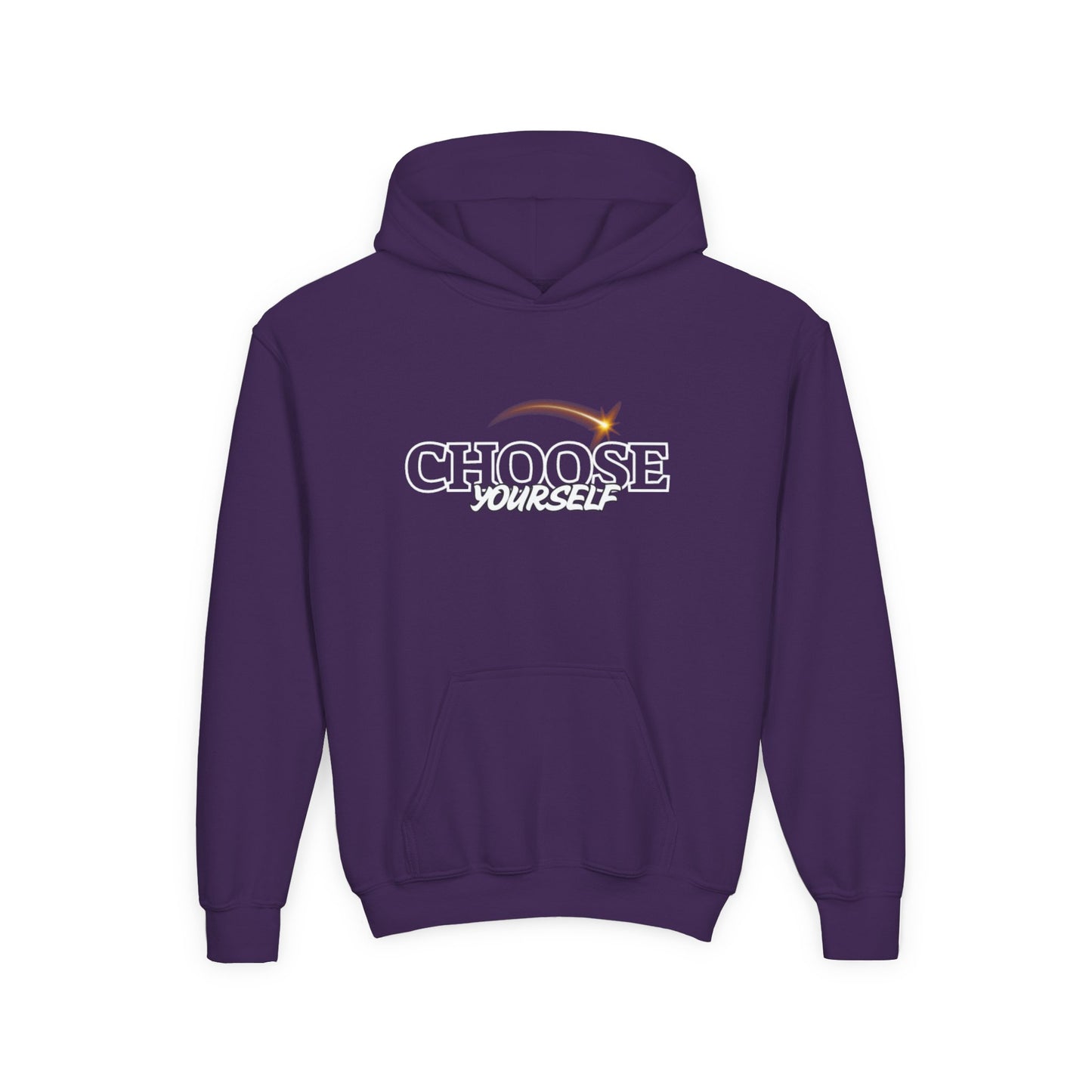 Choose Yourself Youth Hoodie — Inspirational Kids Pullover with 'Choose Yourself' Graphic