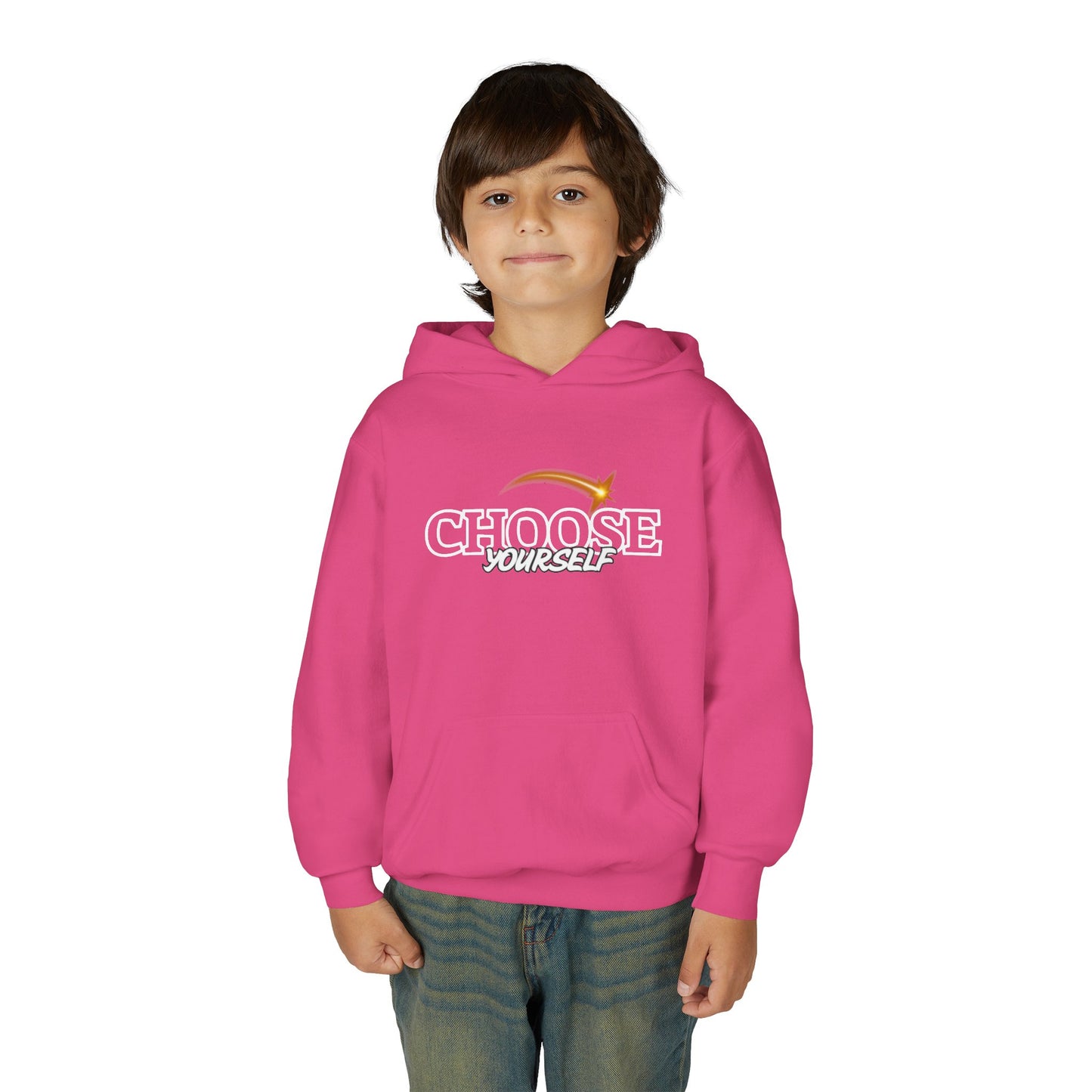 Choose Yourself Youth Hoodie — Inspirational Kids Pullover with 'Choose Yourself' Graphic