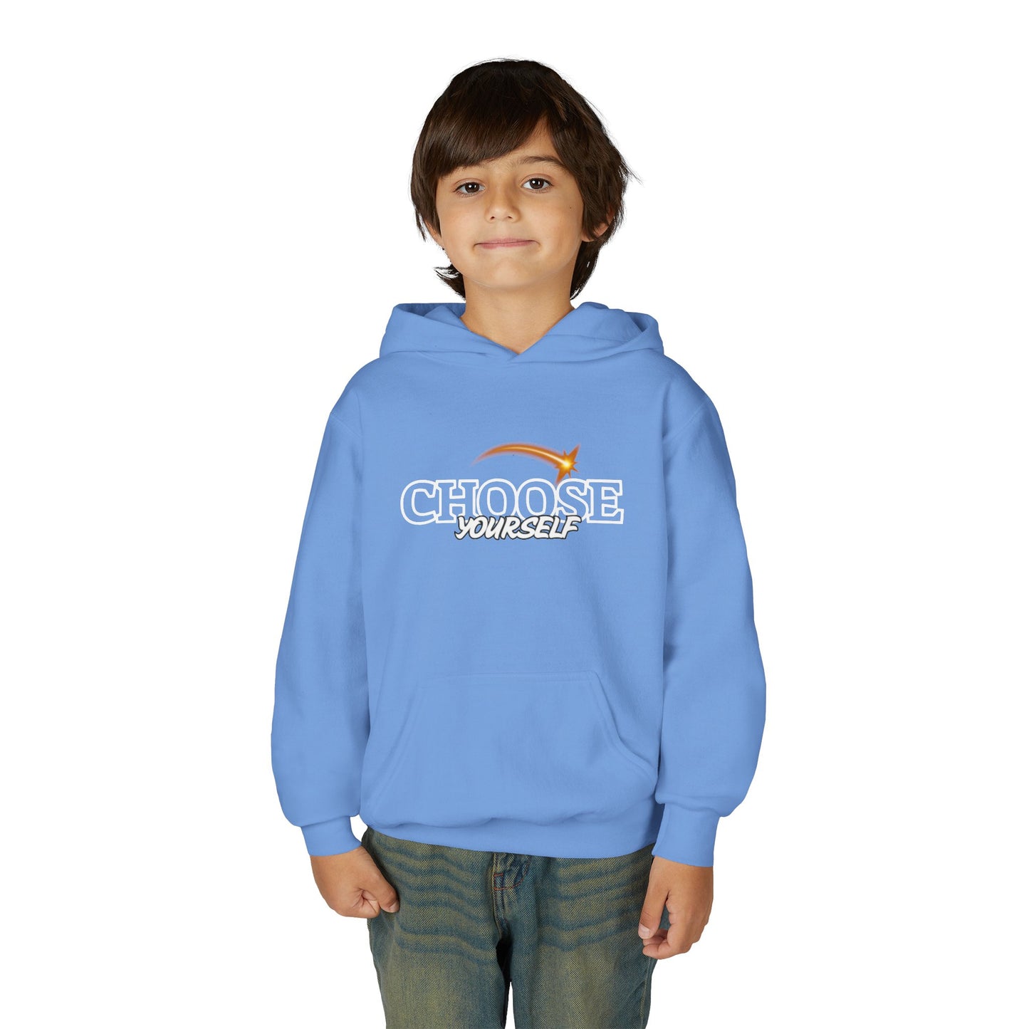 Choose Yourself Youth Hoodie — Inspirational Kids Pullover with 'Choose Yourself' Graphic