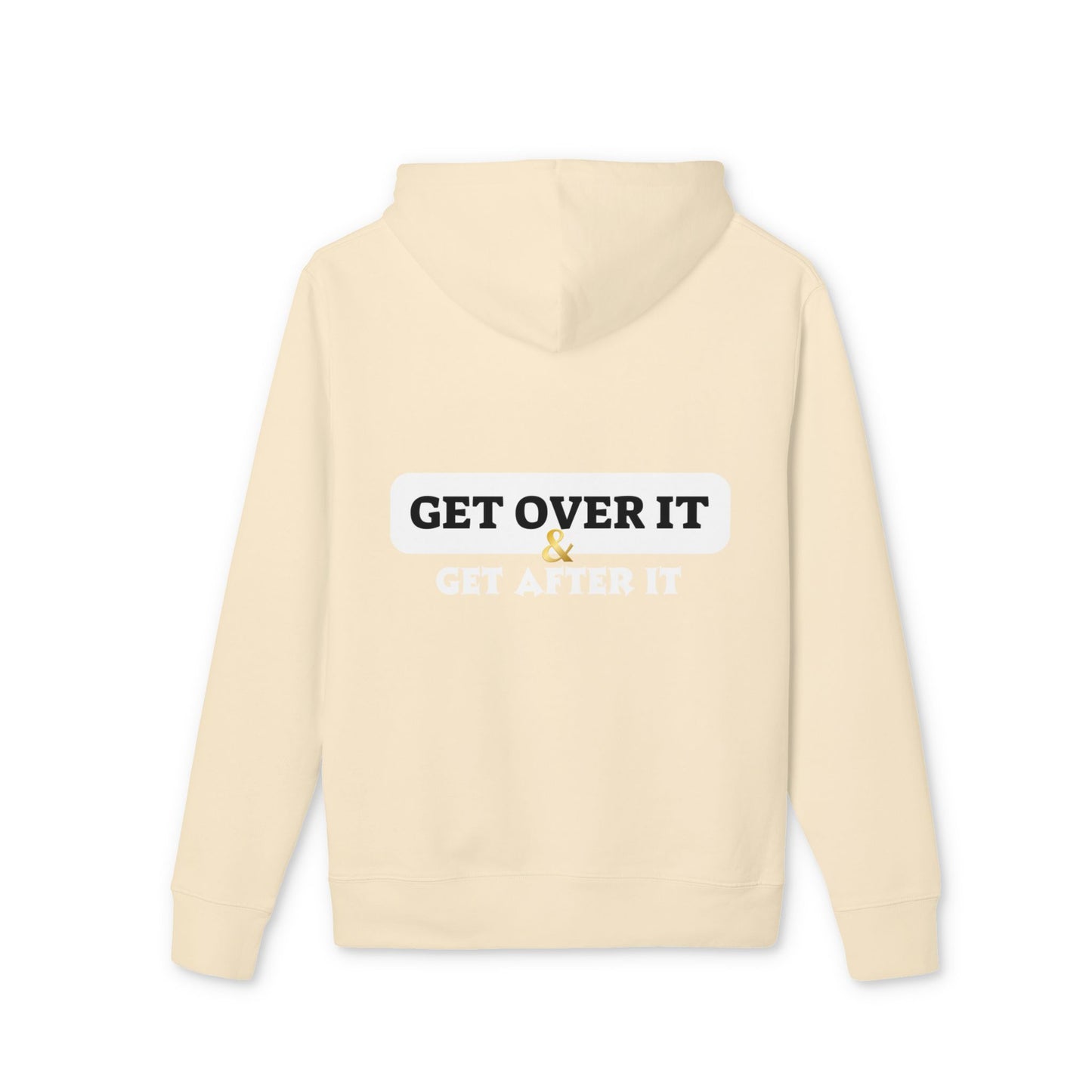 Fitted Hoodie: CY & Get Over It
