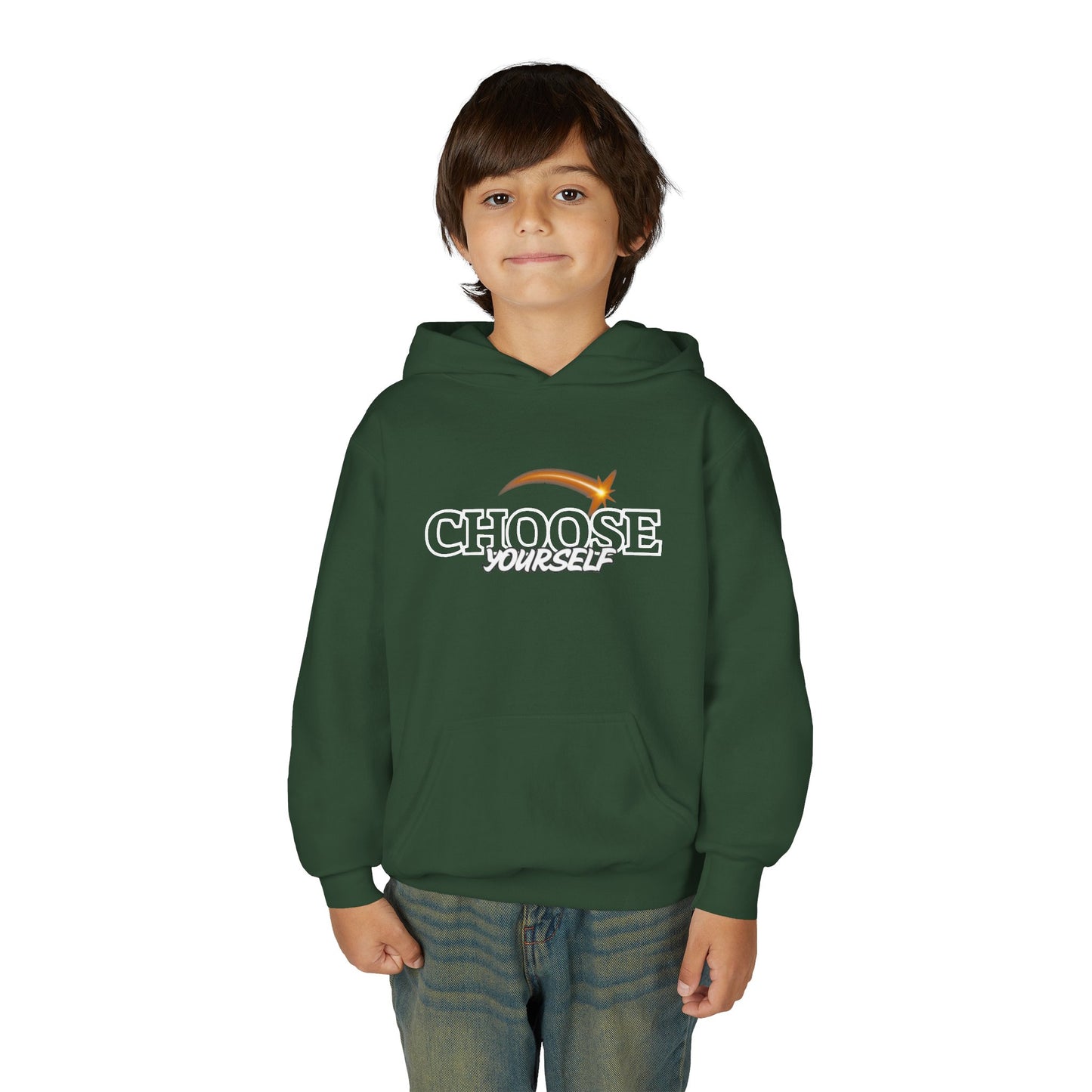 Choose Yourself Youth Hoodie — Inspirational Kids Pullover with 'Choose Yourself' Graphic