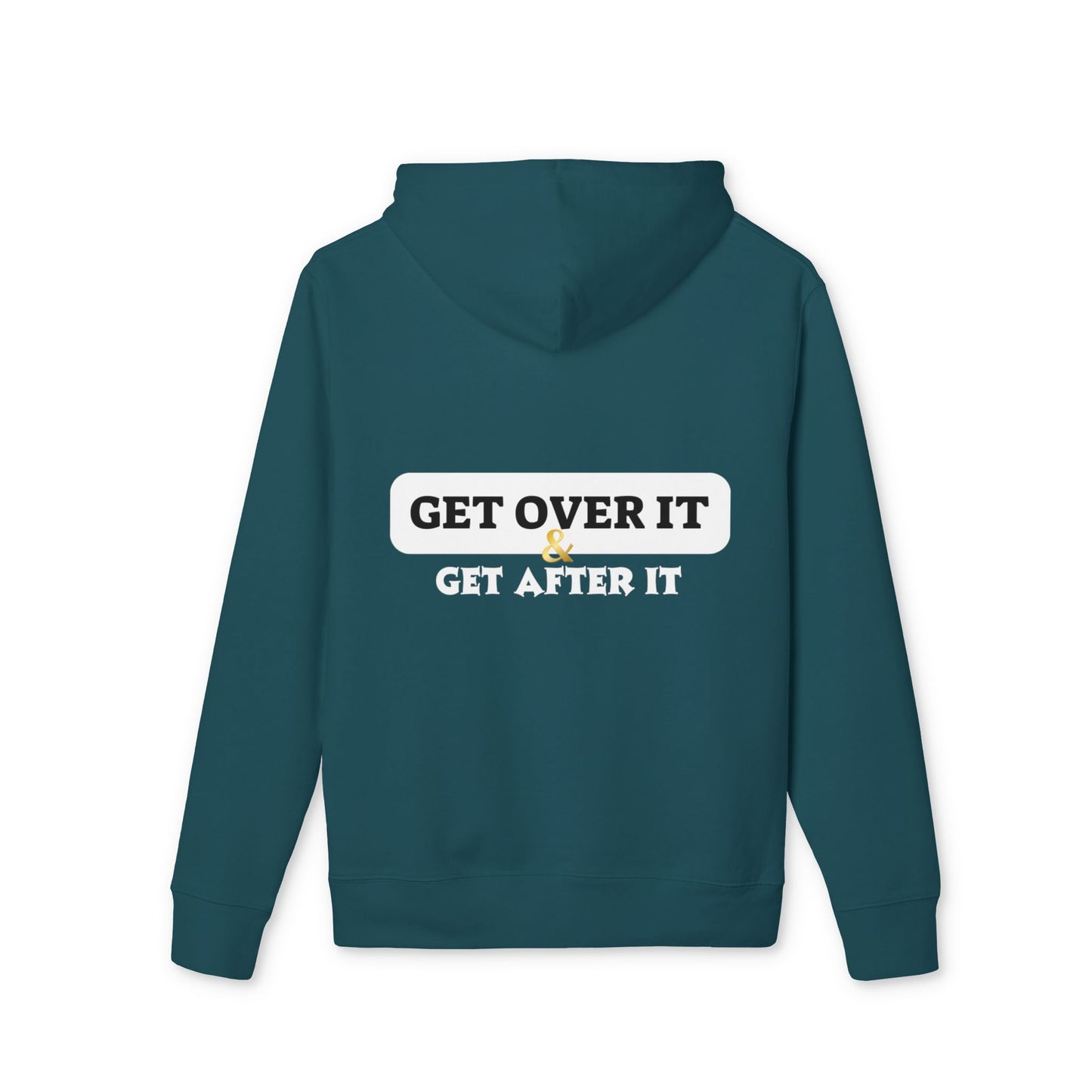 Fitted Hoodie: CY & Get Over It