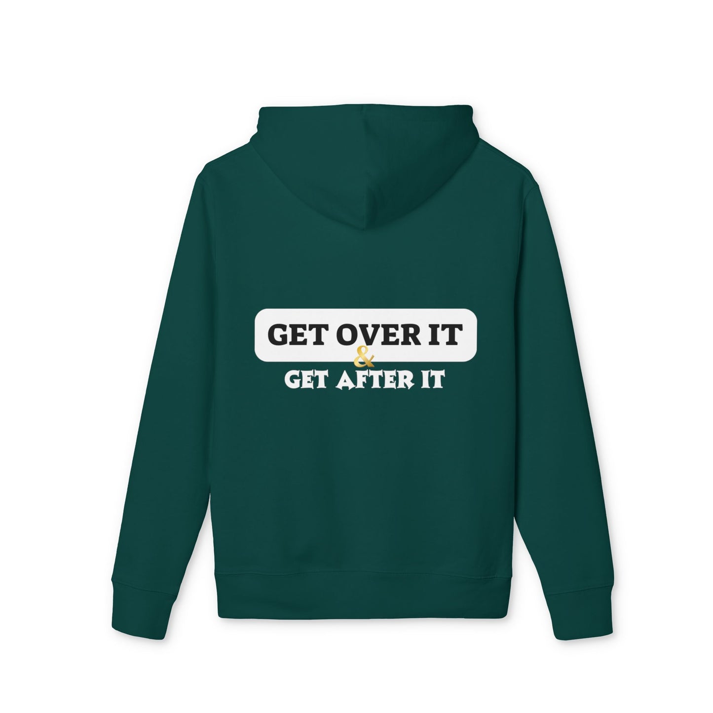 Fitted Hoodie: CY & Get Over It