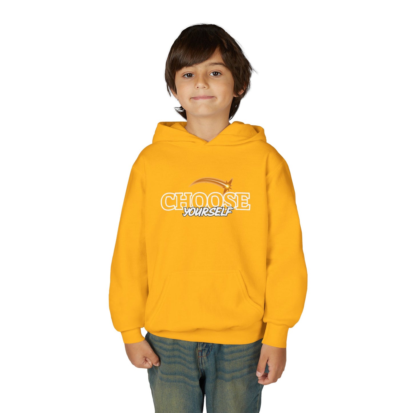 Choose Yourself Youth Hoodie — Inspirational Kids Pullover with 'Choose Yourself' Graphic