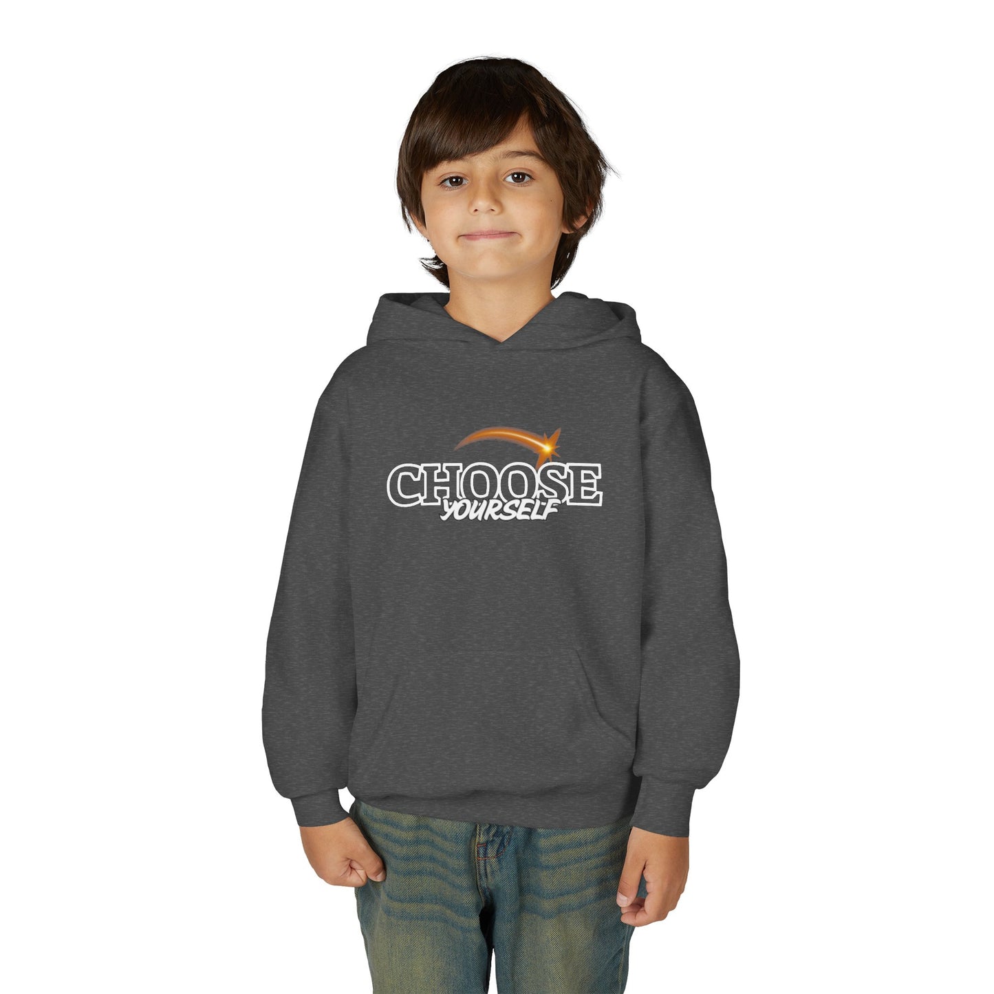 Choose Yourself Youth Hoodie — Inspirational Kids Pullover with 'Choose Yourself' Graphic