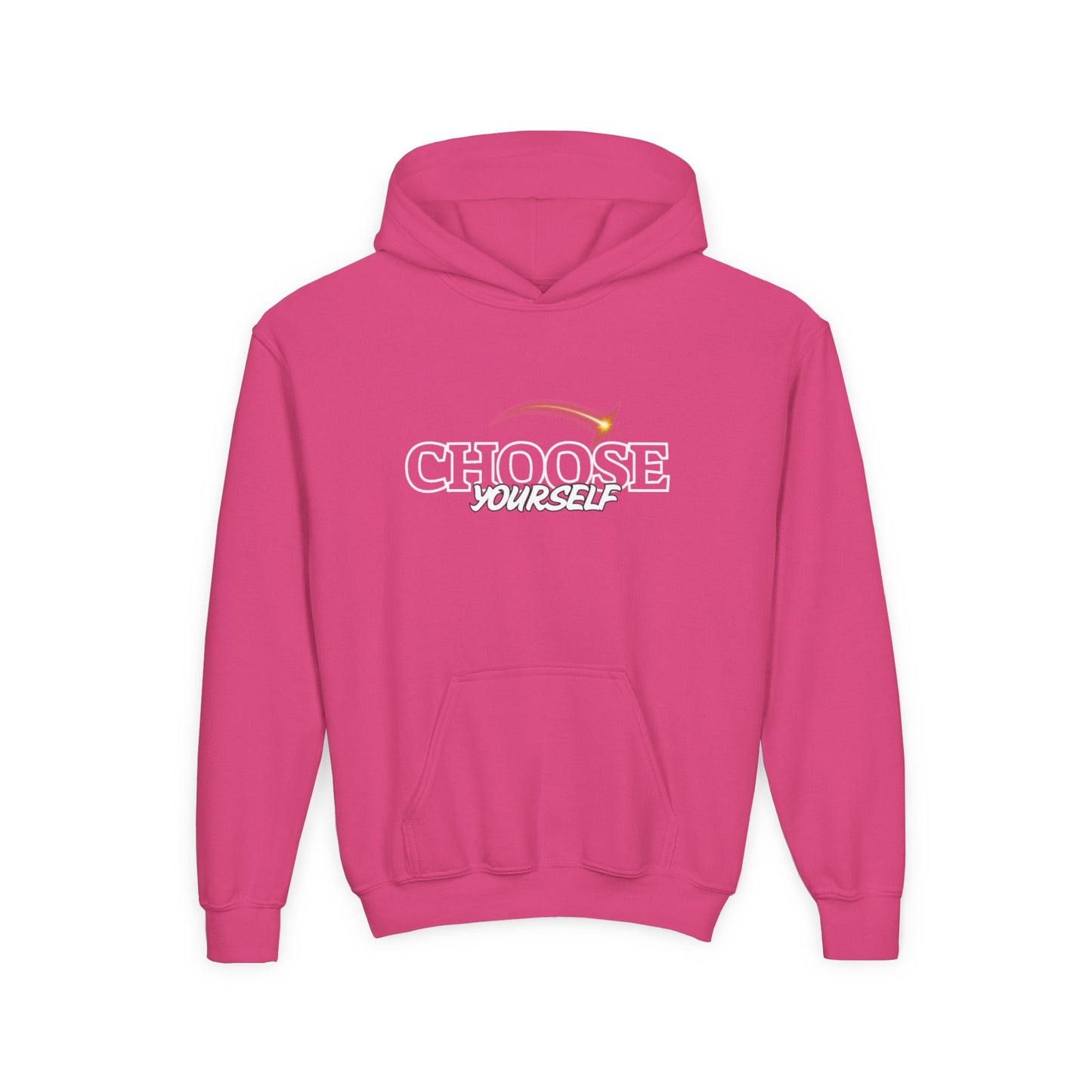 Choose Yourself Youth Hoodie — Inspirational Kids Pullover with 'Choose Yourself' Graphic