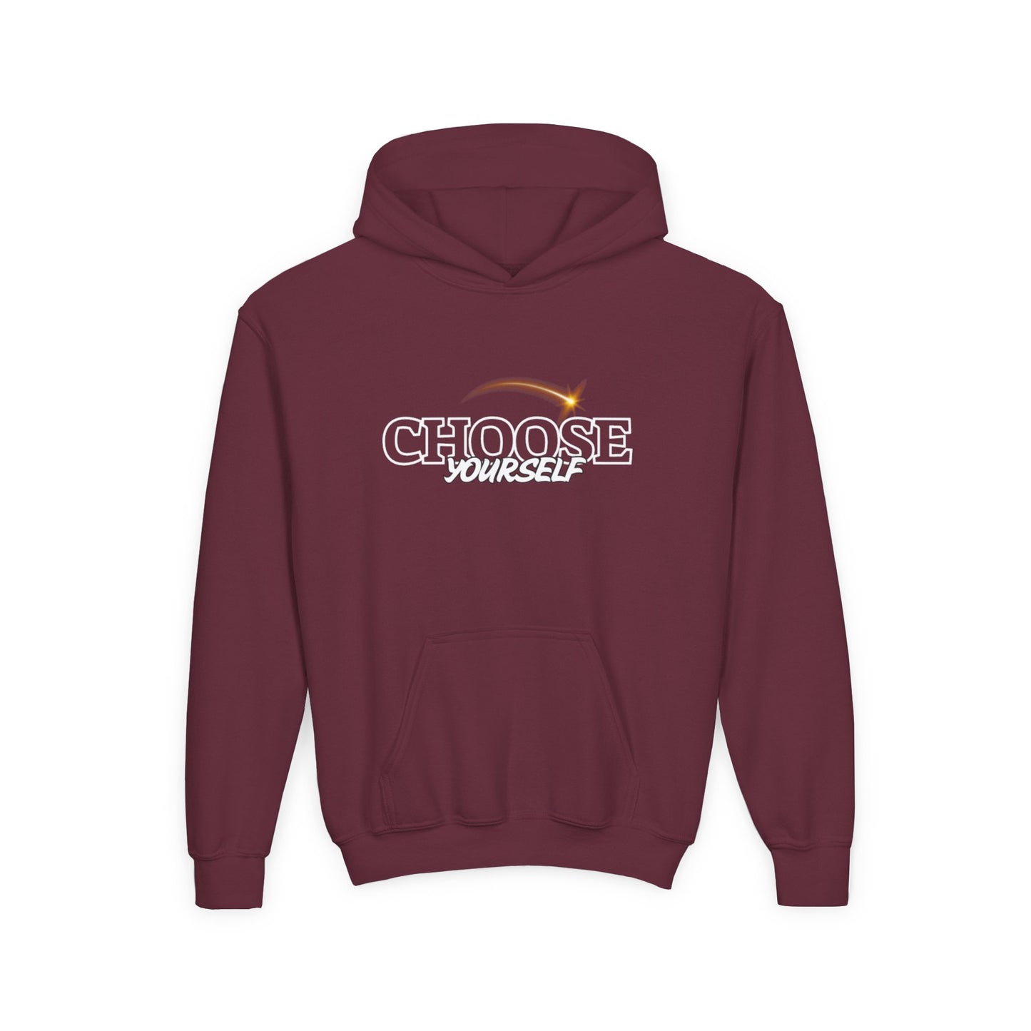 Choose Yourself Youth Hoodie — Inspirational Kids Pullover with 'Choose Yourself' Graphic