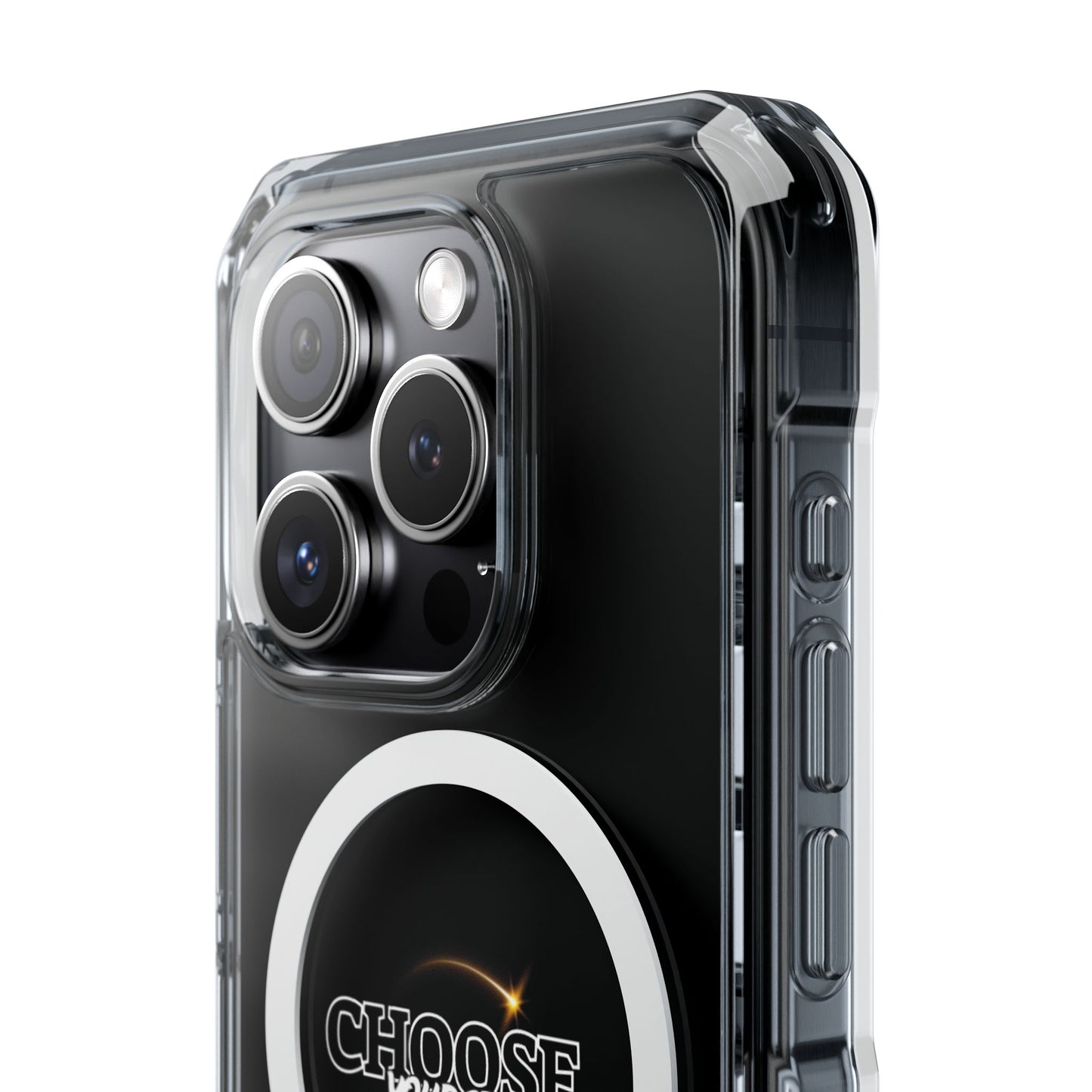 Magnetic Clear Impact Case - "Choose Yourself" Smartphone Cover