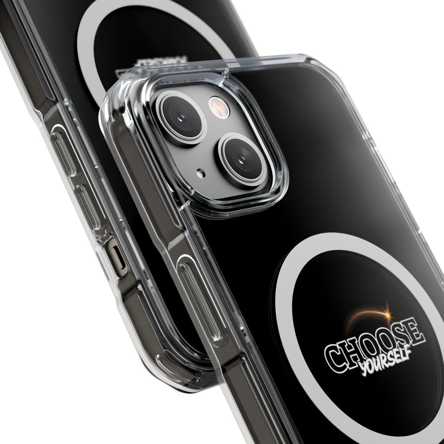Magnetic Clear Impact Case - "Choose Yourself" Smartphone Cover