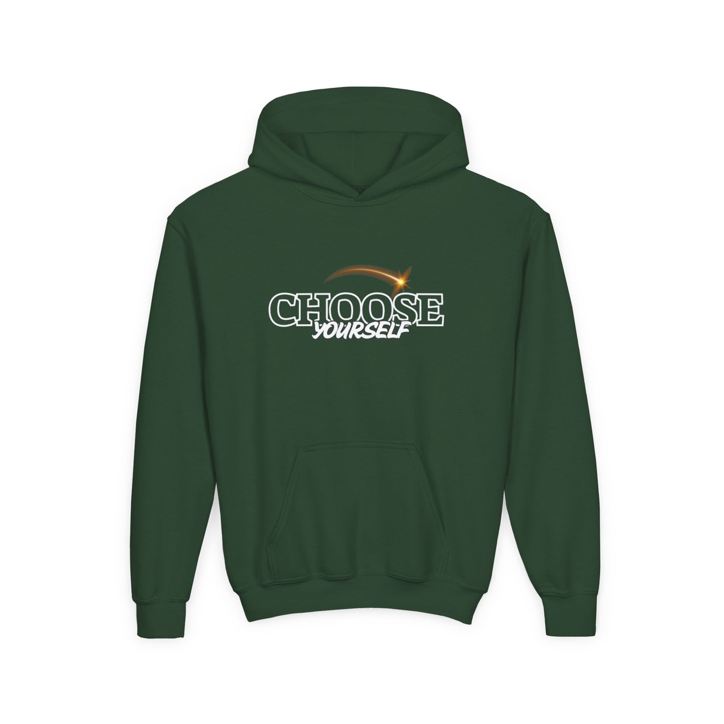 Choose Yourself Youth Hoodie — Inspirational Kids Pullover with 'Choose Yourself' Graphic