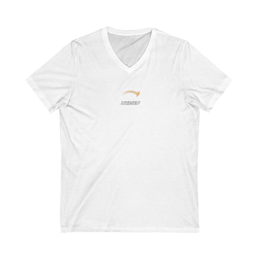 Unisex CY V-Neck Tee - Perfect for Every Day Wear