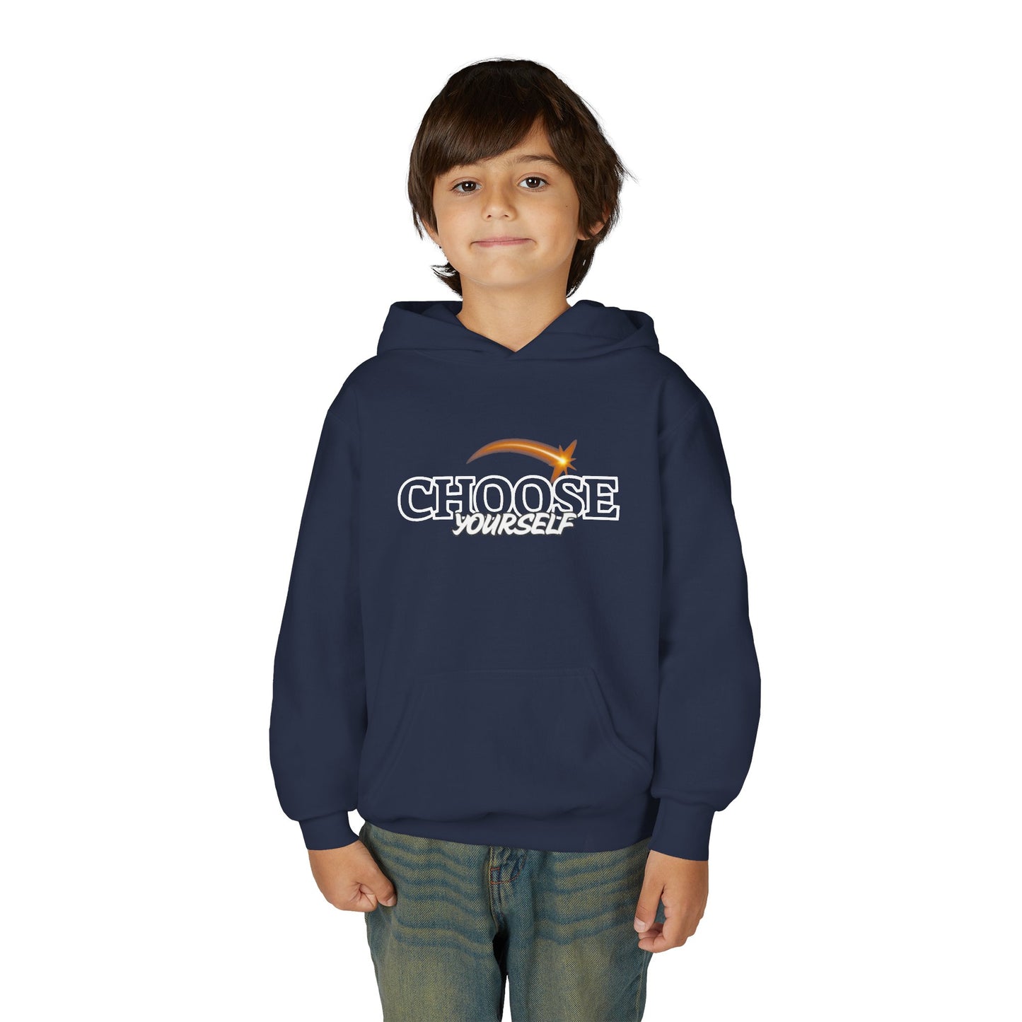 Choose Yourself Youth Hoodie — Inspirational Kids Pullover with 'Choose Yourself' Graphic