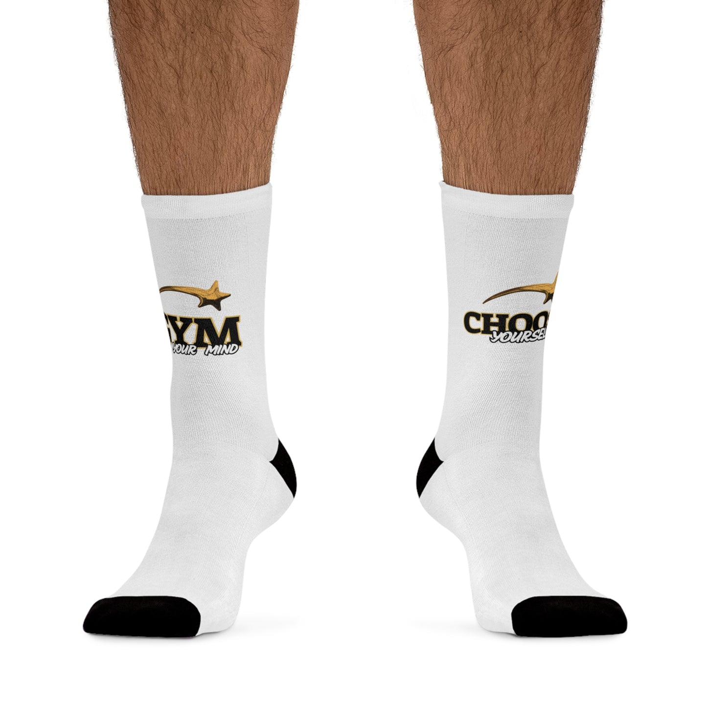 Inspirational Recycled Poly Socks – "Over It & After It" Design